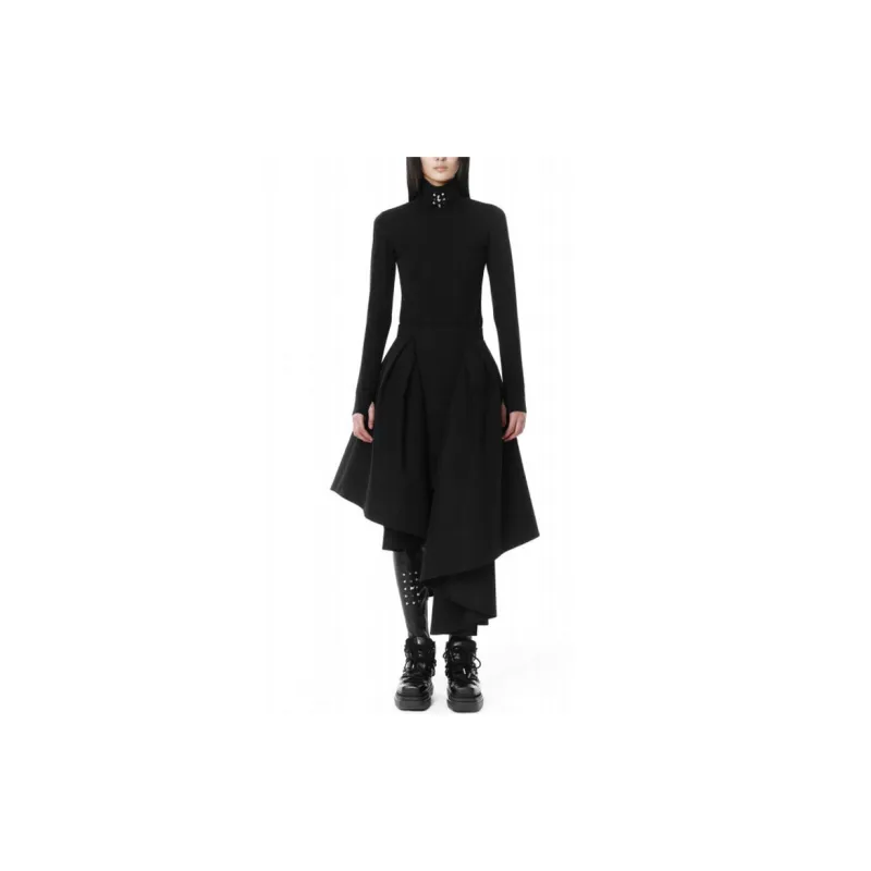 WE11DONE Casual Long Skirts Women's Black-2