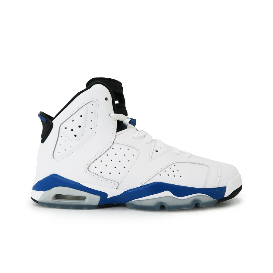 Nike Air 2024 Jordan 6 Retro White Sport Blue Size 4.5y