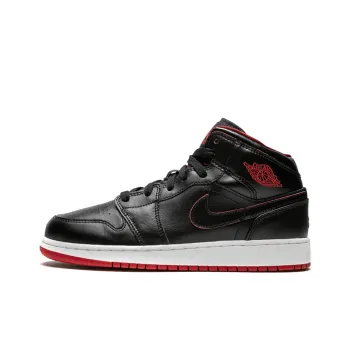 Jordan 1 Retro Mid Black Gym Red