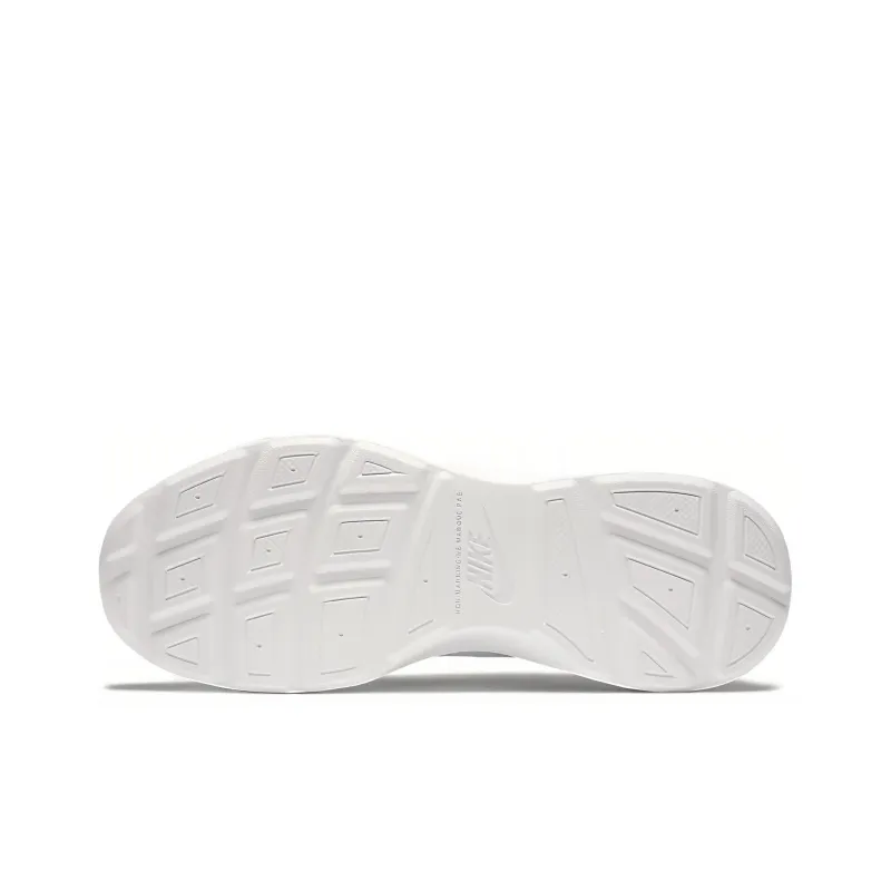 Nike Wearallday Cushioning Anti-Slip Wear-Resistant Breathability Low-Top Kids' Running Shoes White Teenagers-5