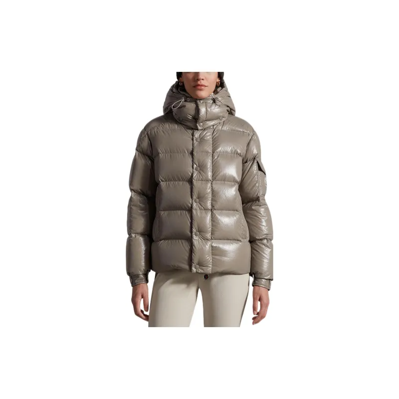 Moncler Women's Maya 70th Anniversary Special Edition Short Down Jacket Basalt Grey-1