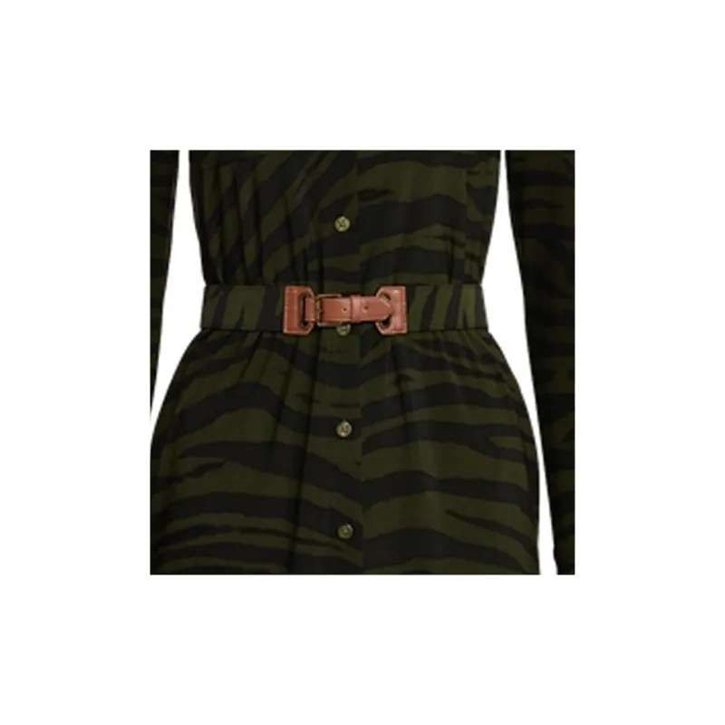 Polo Ralph Lauren Long-Sleeved Dresses Women's Green-3