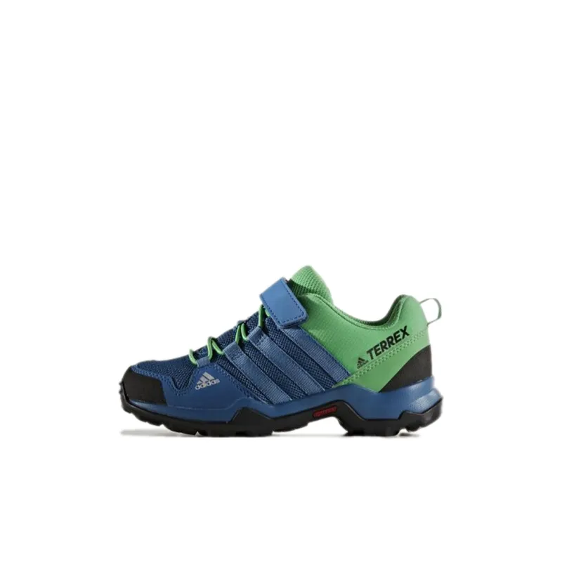 Adidas Terrex Ax2r K Abrasion Resistant Slip Resistant Low Top Kids' Outdoor Shoes Blue Kids'-0