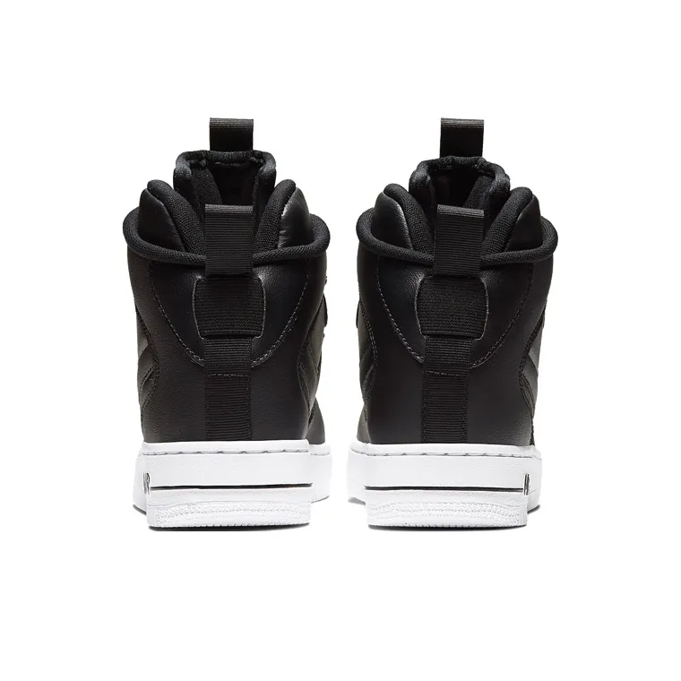Nike Air Force 1 High Top Kids' Skateboarding Shoes Black Teenagers-4
