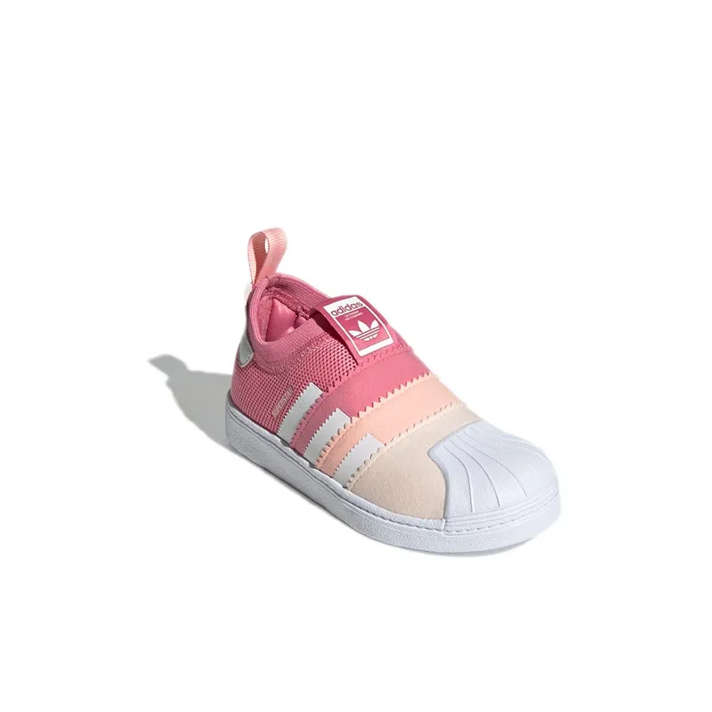Adidas Originals SUPERSTAR 360 2.0 Low-Top Kids' Skateboarding Shoes Peach Pink Children Aged 3-7 Years Old-2