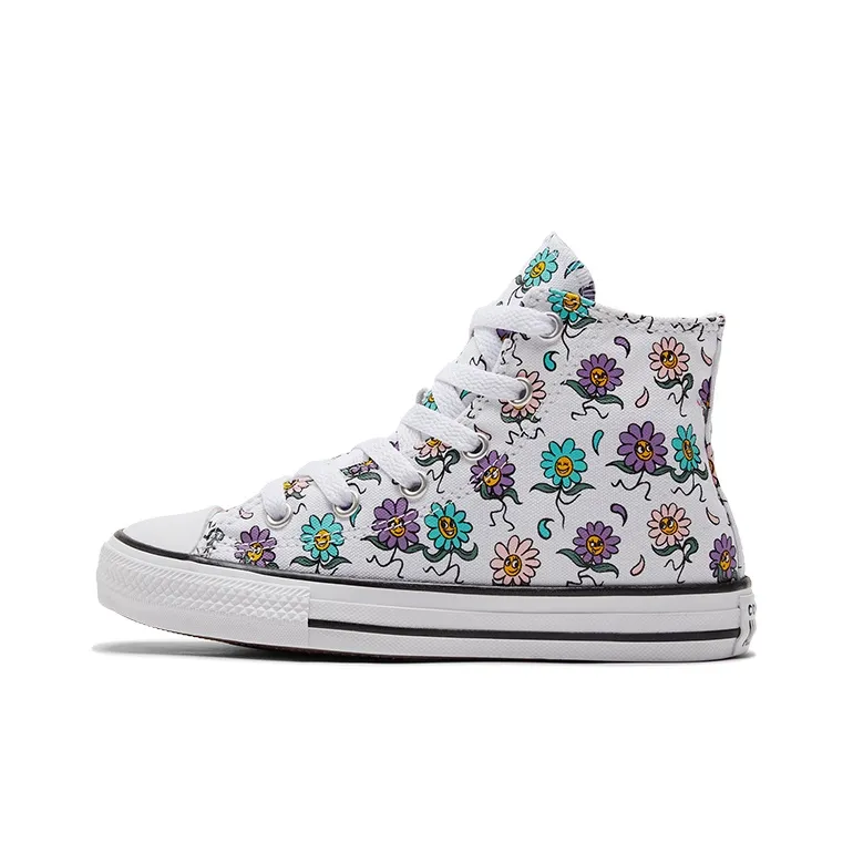 Converse Chuck Taylor All Star Anti Slip Wear Resistant High Top Kids Canvas Shoes Multicolor Teenagers-0