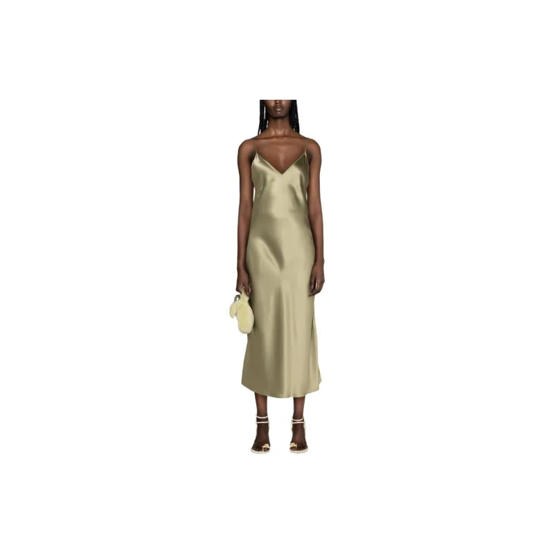 Joseph Joseph Slip Dresses Women's Olive Green-1