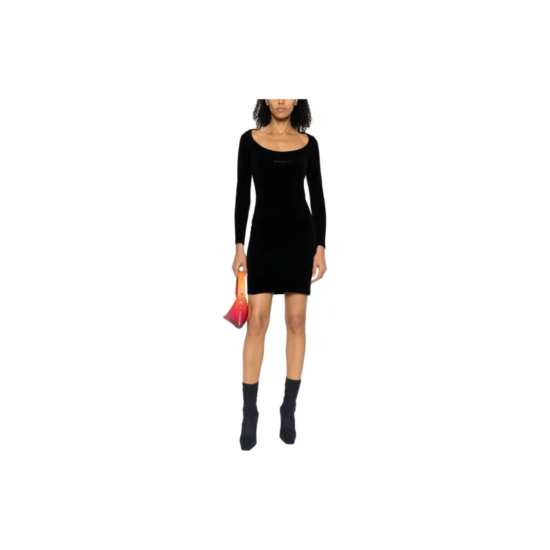 Alexander Wang Logo embroidered Scoop neck Minidress-1