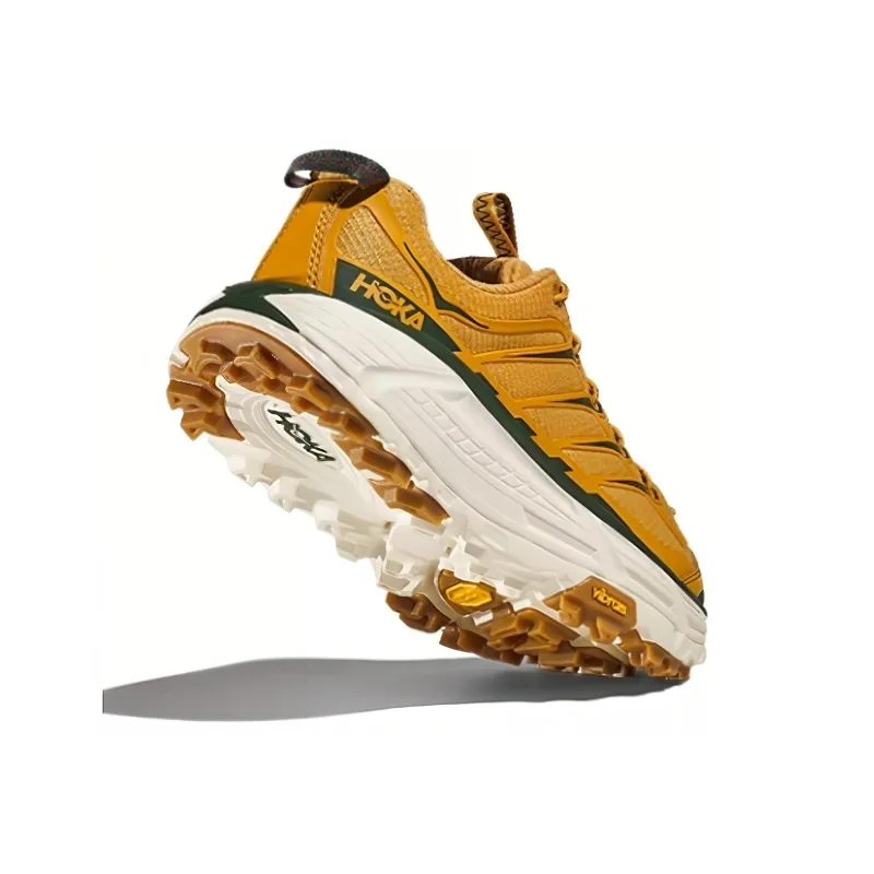 HOKA ONE ONE Mafate Three 2 Cushioned Wear Resistant Breathable Lightweight Low Top Casual Shoes Unisex Yellow-2