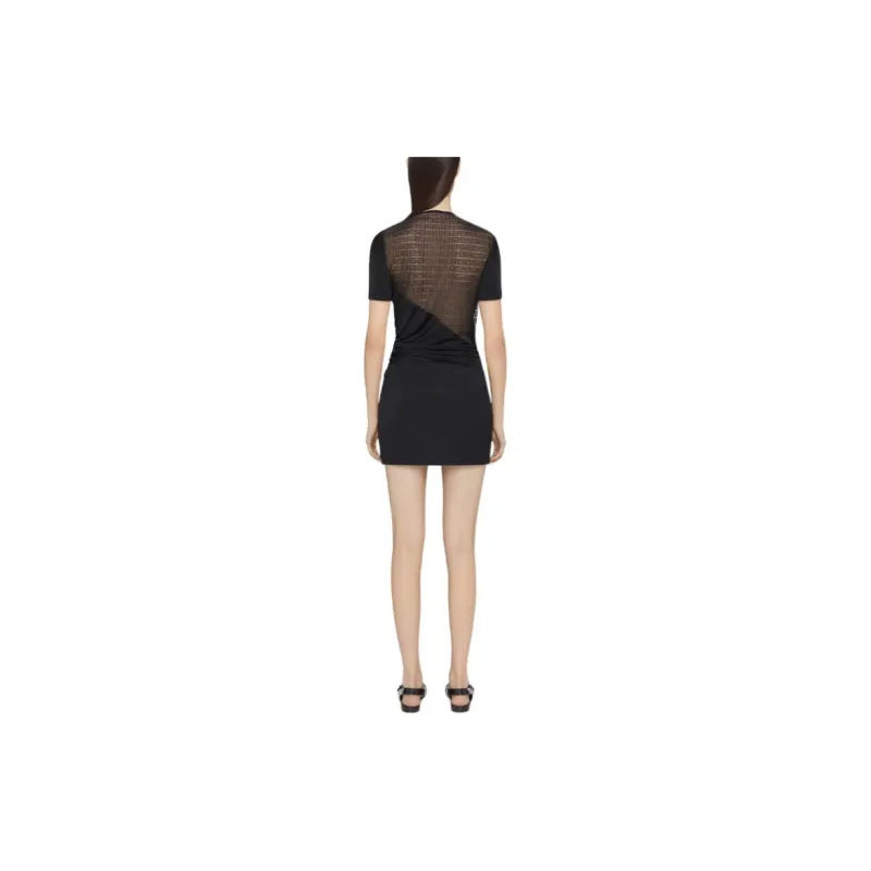 Givenchy 4G Lace Draped Top-2