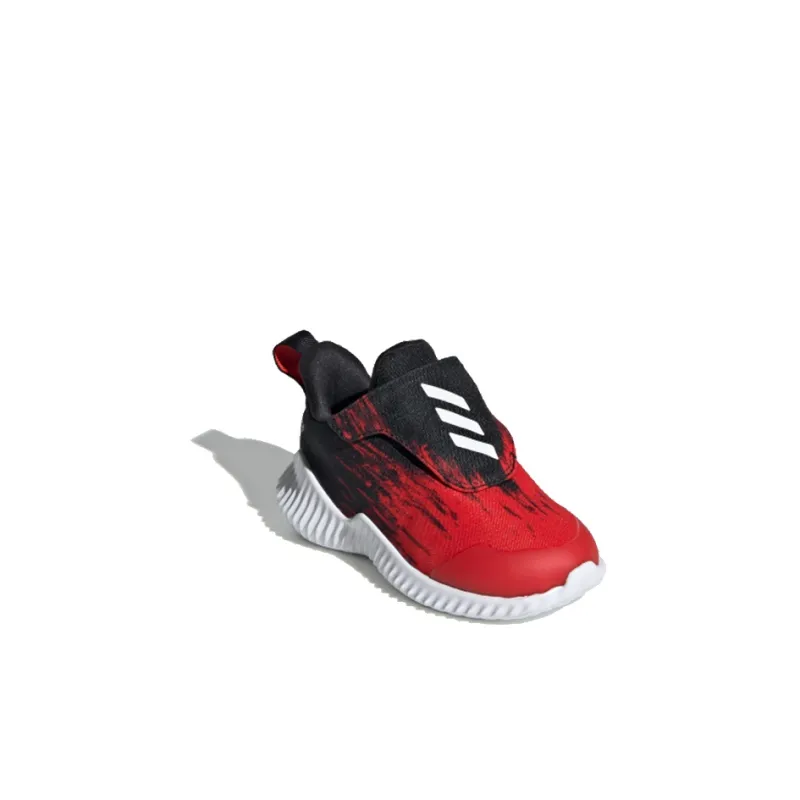 Adidas Fortarun Anti Slip Wear Resistant Low Top Baby & Toddler Shoes Black Red Infant And Toddler-2