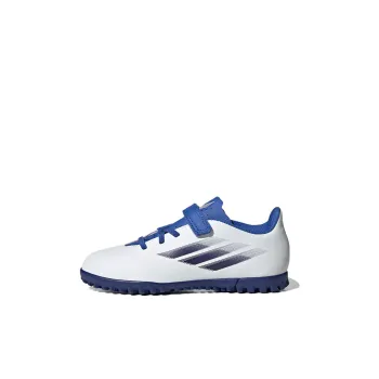 Adidas X Speedflow.4 Low Top Soccer Shoes White Blue Kids'