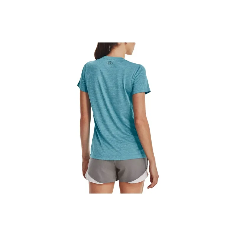 Under Armour TECH SSV TWIST T Shirt Women's Blue-2