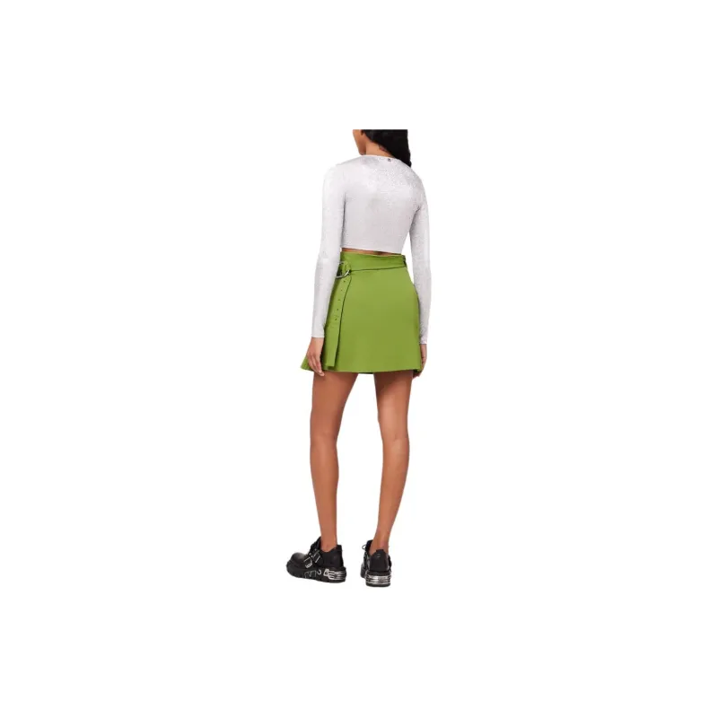 Paco Rabanne Ruched Detailed Belted Mini Skirt-3