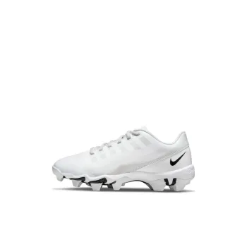 Nike Vapor Edge Shark Slip Resistant Cushioning Wear Resistant Low Top Soccer Shoes White Kids'