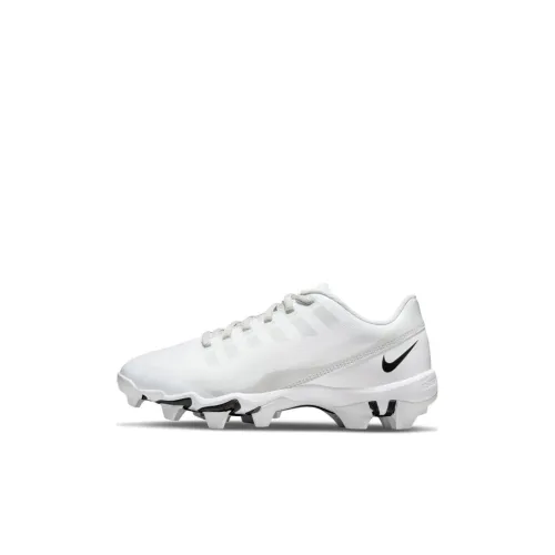 Nike Vapor Edge Shark Slip Resistant Cushioning Wear Resistant Low Top Soccer Shoes White Kids'