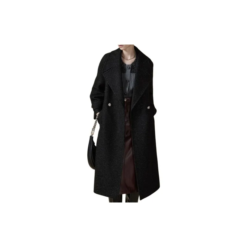 DKNY Coats Women's Black-1