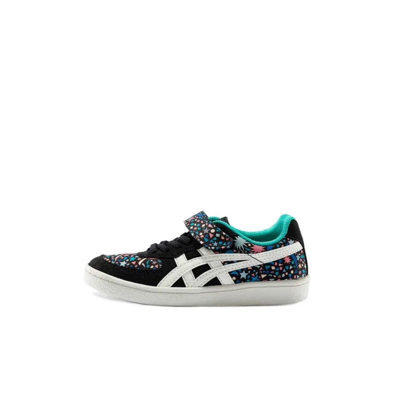 Onitsuka Tiger GSM Anti Slip Wear Resistant Low Top Kids' Skateboarding Shoes Black Print Children Aged 3 7 Years Old-0