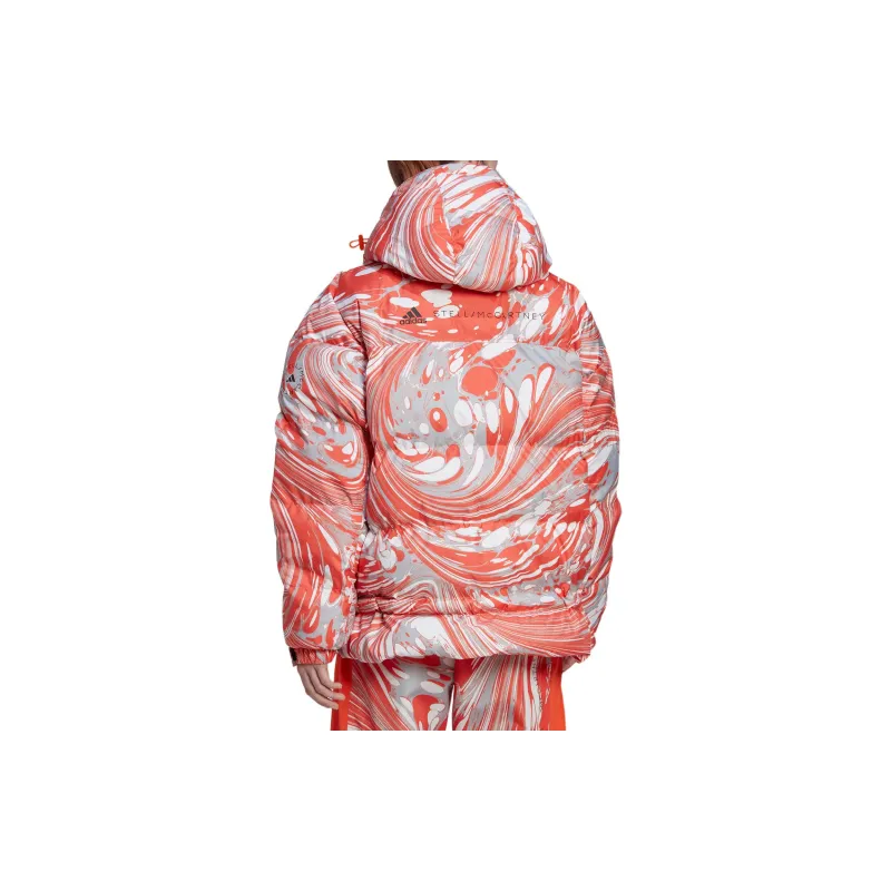 Adidas Puffer Jacket Women's Orange-2