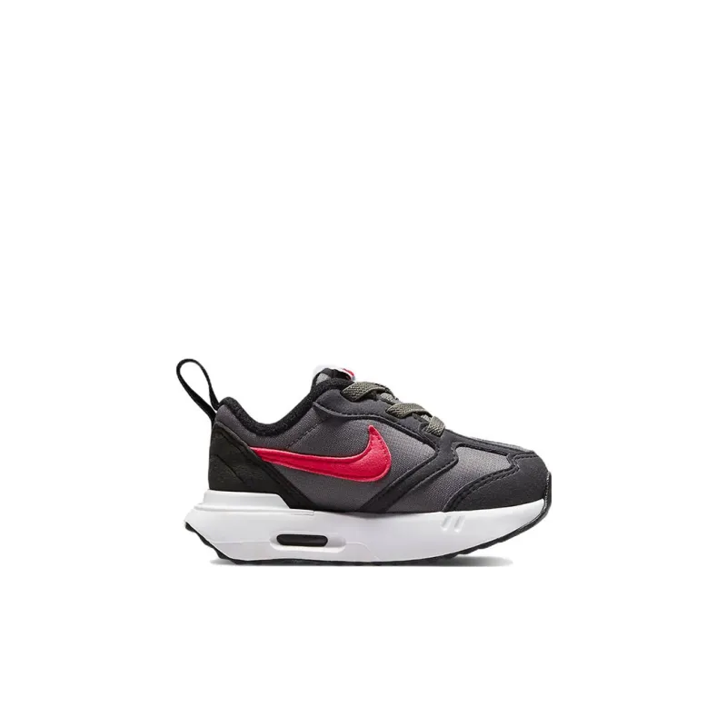 Nike Air Max Dawn Slip-Resistant Cushioning Wear-Resistant Low-Top Toddler Shoes Gray Red Infant And Toddler-1