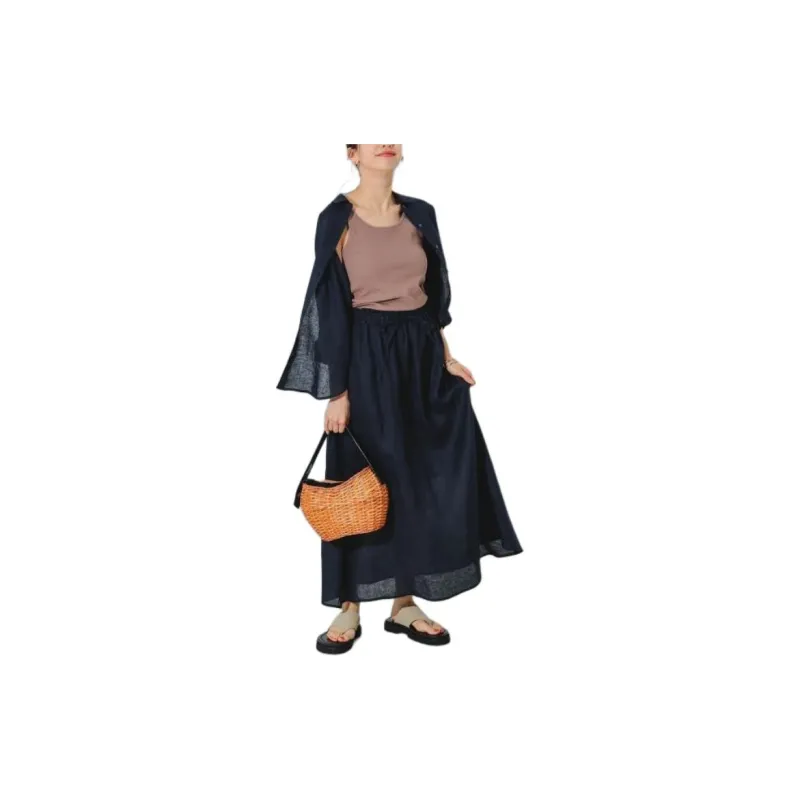 Beams Casual Long Skirts Women's-7