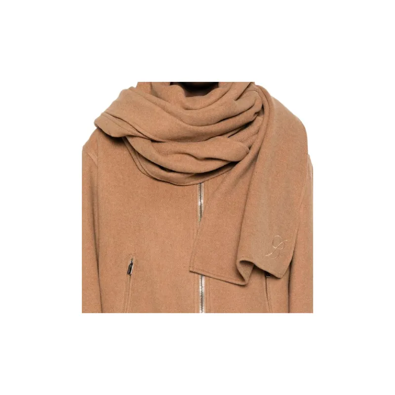 Blumarine Panel detail Varsity Jacket-4