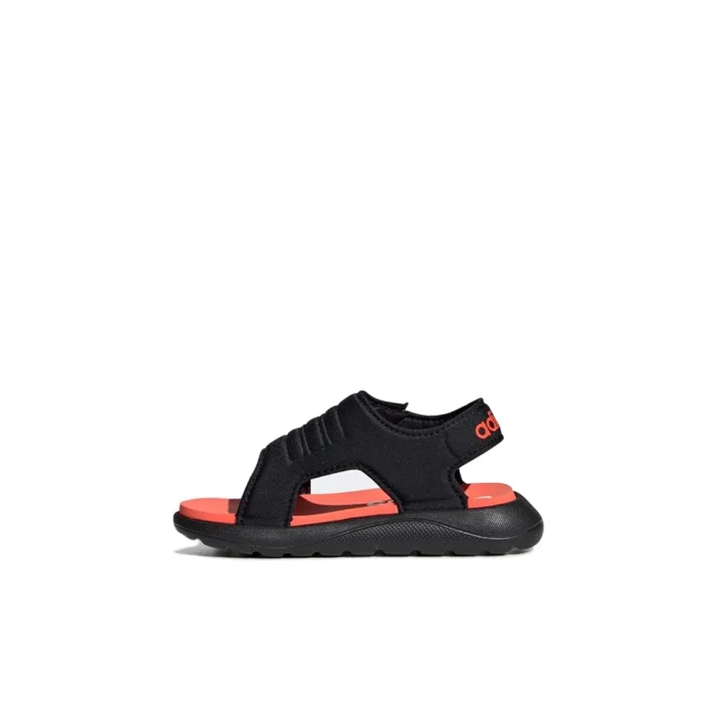 Adidas Comfort Sandal I Toddler Shoes Black Red Infant And Toddler-0