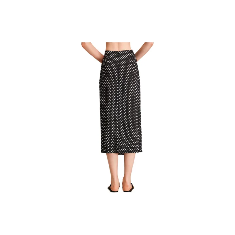 HAVVA Casual Long Skirts Women's Polka Dot-1