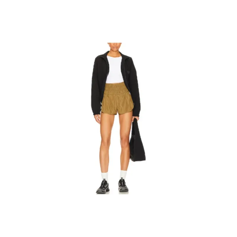 FREE PEOPLE Casual Shorts Women's Medium Yellow-4