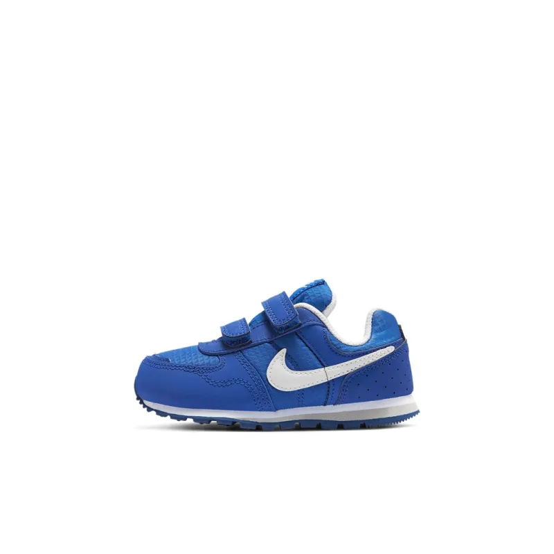 Nike MD Runner Anti Slip Wear Resistant Low Top Running Shoes Blue White Infant And Toddler-0