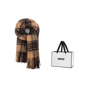 STUFFER Faux Cashmere Knit Scarves Unisex