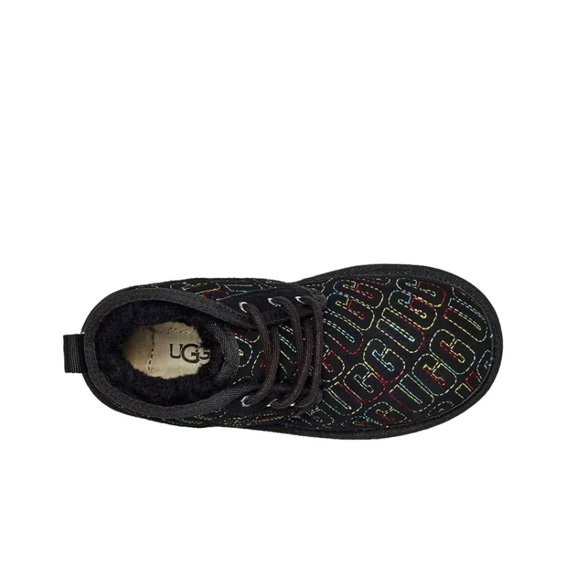 UGG Neumel 2 Boot Kids 'Graphic Stitch - Black'-3