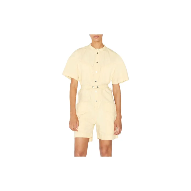 ISABEL MARANT ETOILE Kiara Short Sleeved Overall-2