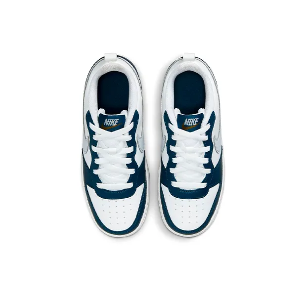 Nike Court Borough Low 2 White Valerian Blue GS-5