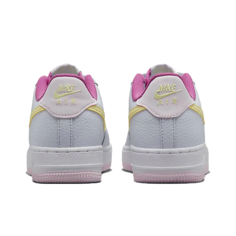 Nike Air Force 1 GS Grey Citron Fuchsia-4