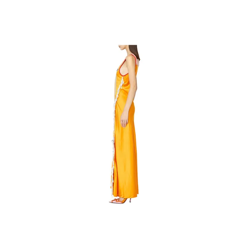 DIESEL Sleeveless Dresses Women's Yellow-2