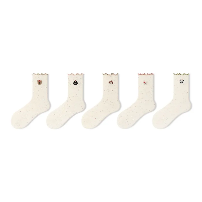 Primeet Mid Calf Socks Women's 5 Pack-2