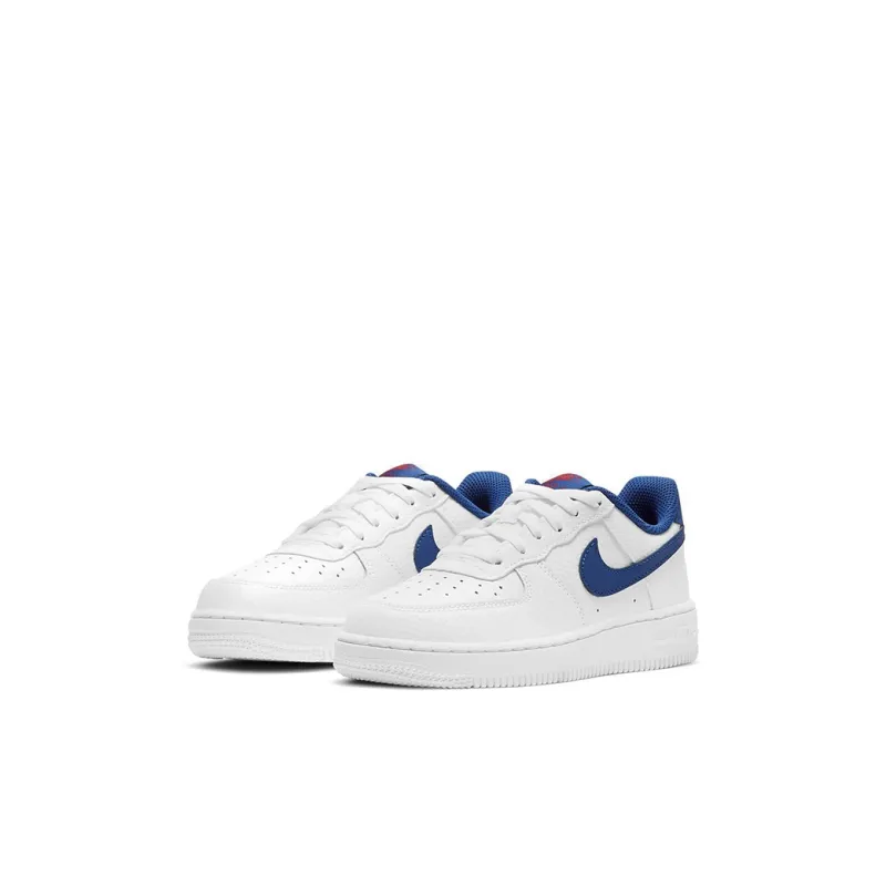 Nike Air Force 1 Low White Deep Royal Blue University Red PS-2