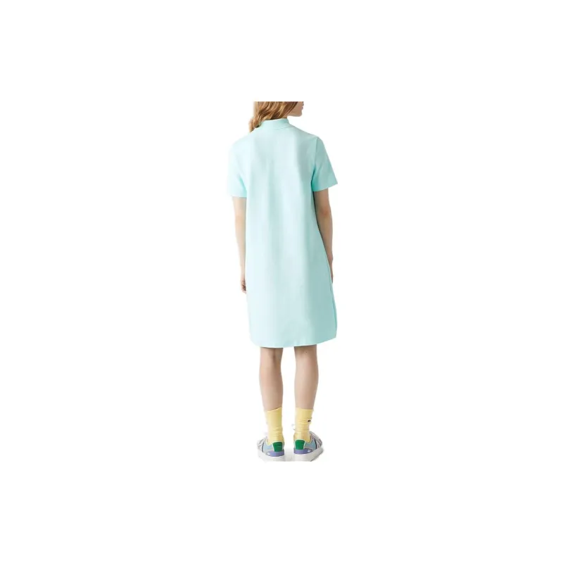 LACOSTE Short-Sleeved Dresses Women's Light Green-2