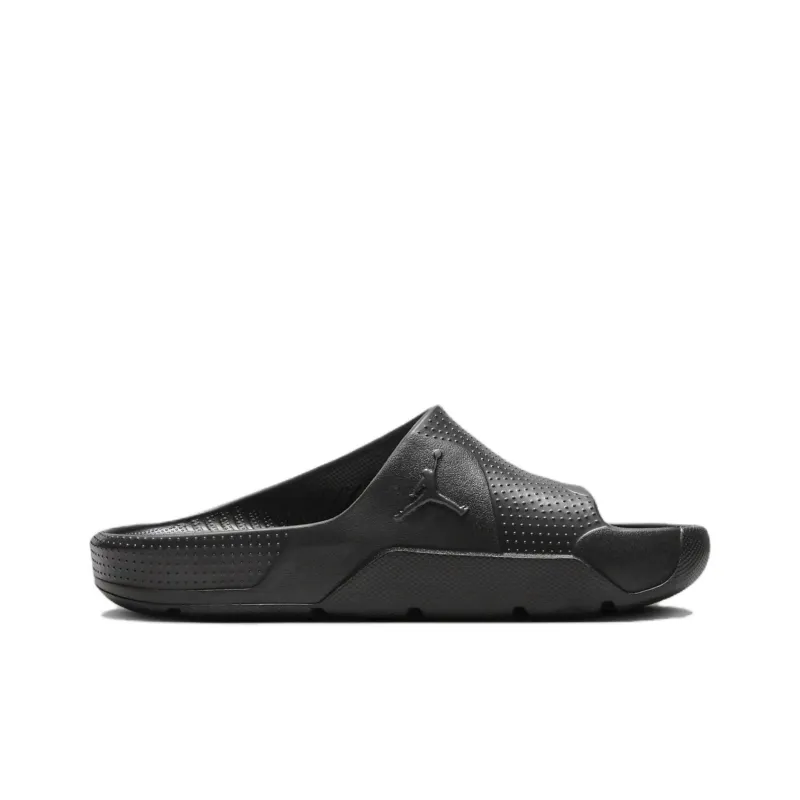 Jordan Post Silde Cushioning And Breathable Kids' Slippers Black Teenagers-1