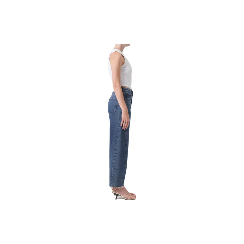 AGOLDE Luna High-Waisted Straight-Leg Jeans-1