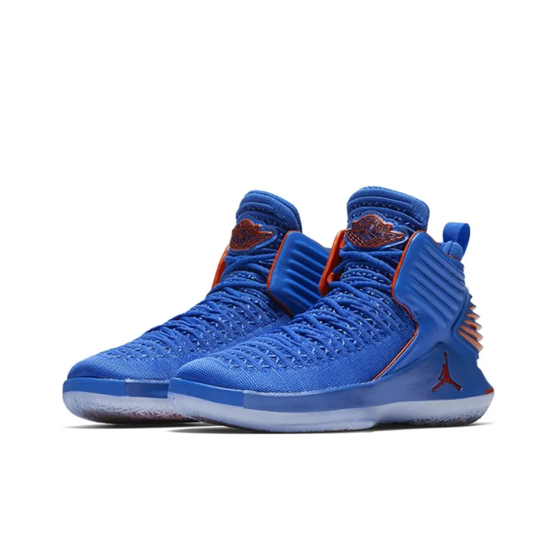 Jordan Air Jordan 32 Slip Resistant Shock Absorbers High Top Children's Basketball Shoes Teenagers-2