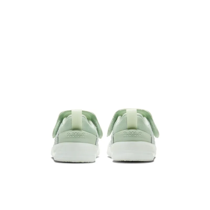 Nike Lebron 18 NRG Slip-Resistant Cushioning Wear-Resistant Basketball Shoes White Green Gray Infant And Toddler-4