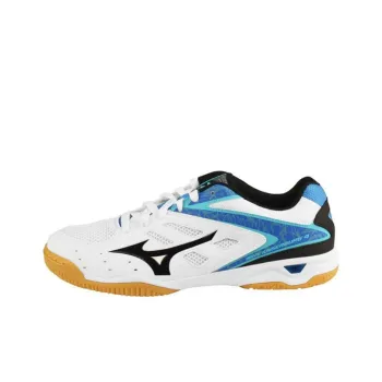 Mizuno Anti Slip And Wear Resistant Breathable Low Top Training Shoes Unisex Black White Blue