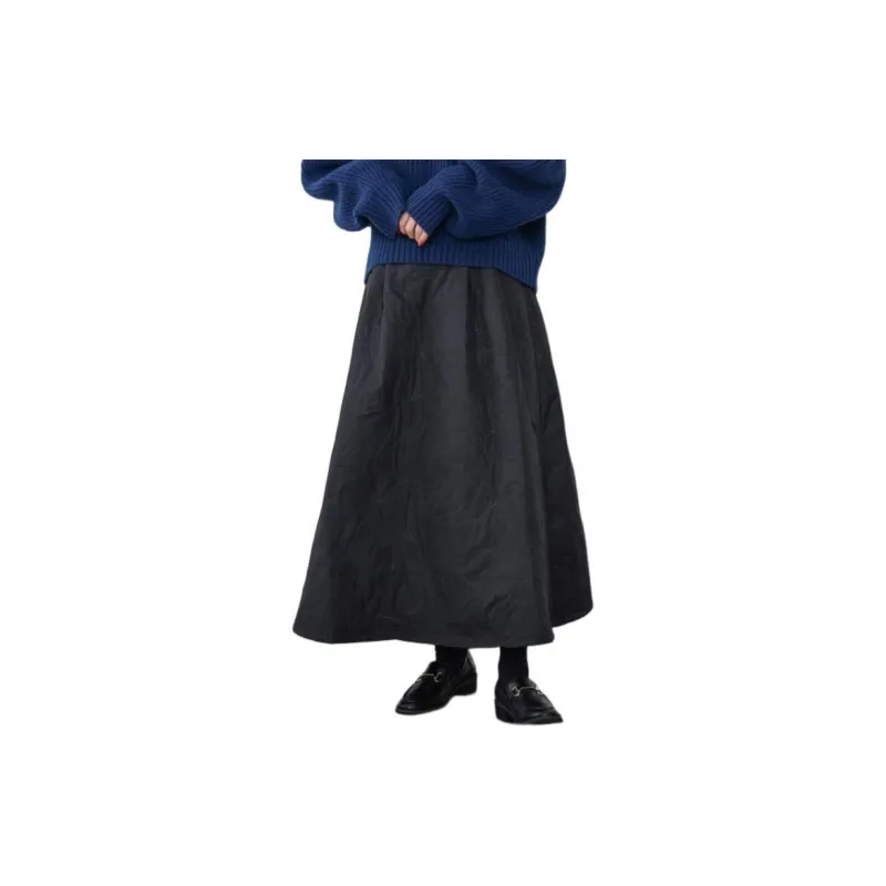 Beams Casual Long Skirts Women's Black-4