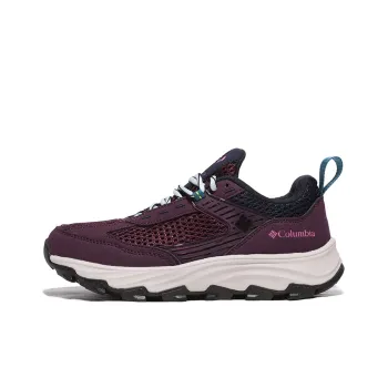 Columbia Anti Slip Wear Resistant Low Top Trekking Shoes Women's Purple