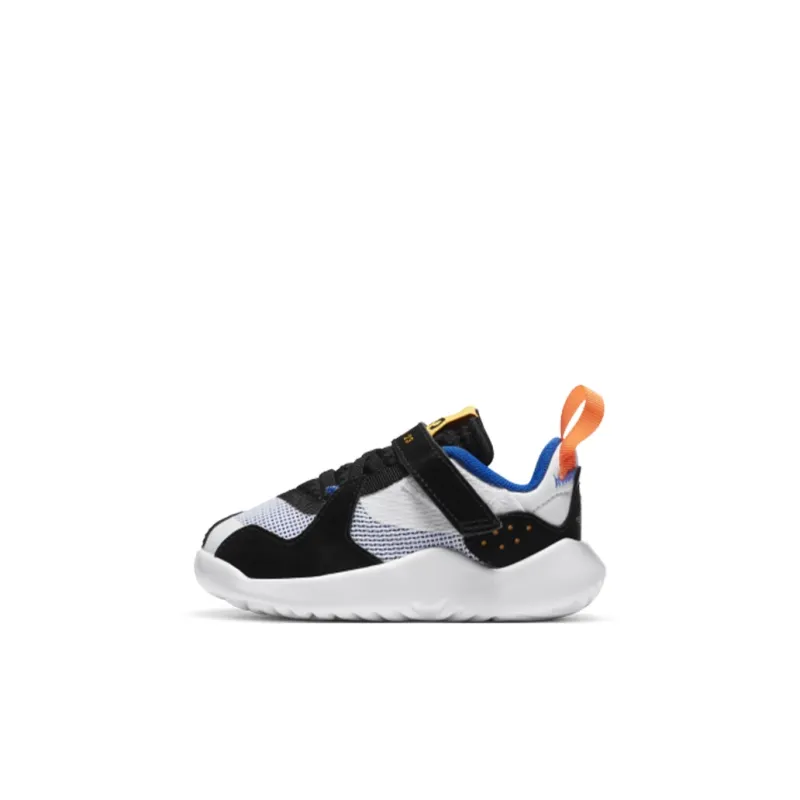 Jordan Delta Cushioning, Wear Resistant Low Top Sports Casual Shoes Black White Orange Infant And Toddler-0