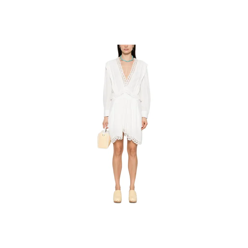 ISABEL MARANT ETOILE Felie V Neck Mini Dress-1