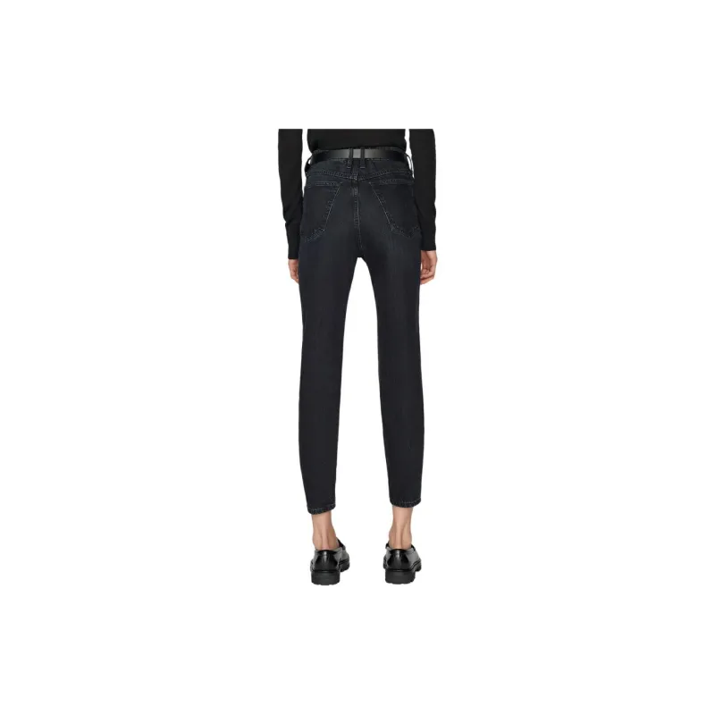 FRAME High-waisted Tapered-leg Jeans-3