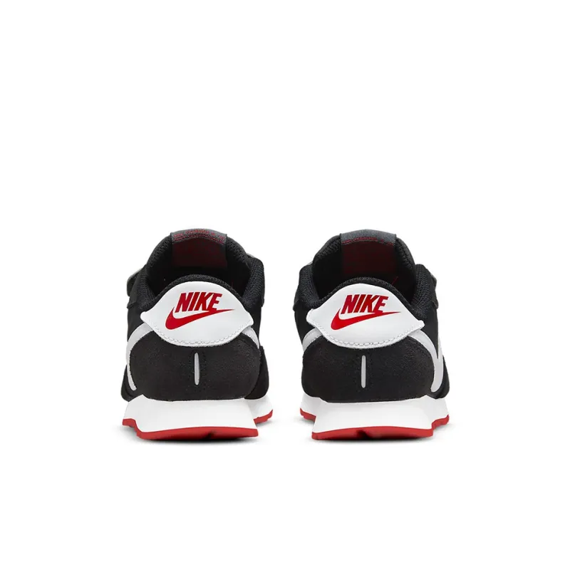 Nike MD Valiant Low Top Running Shoes Black White Red Children Aged 3 7 Years Old-3